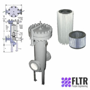 Particulate Filters to 1480 PSIG- FLTR Purple Engineering