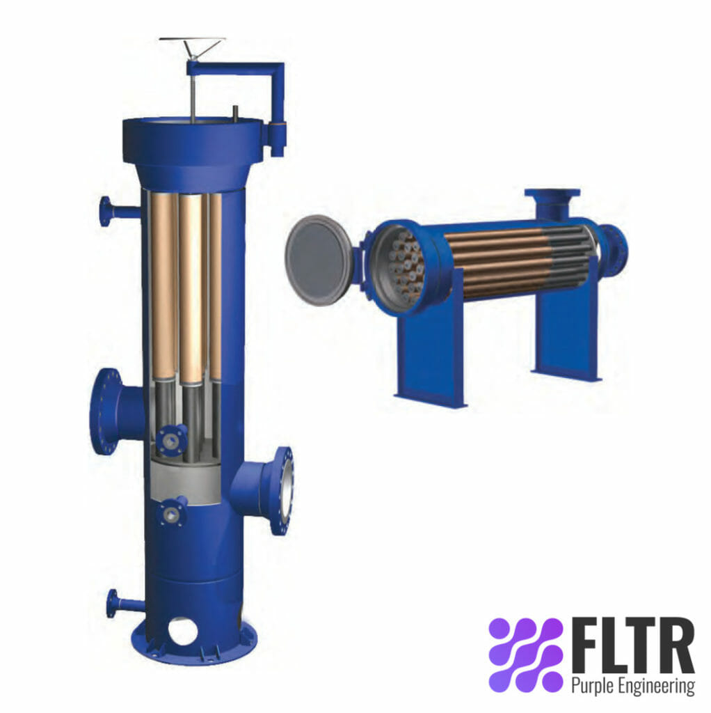 GD & GZ Series – Dry Gas Filter Housings - FLTR - Purple Engineering