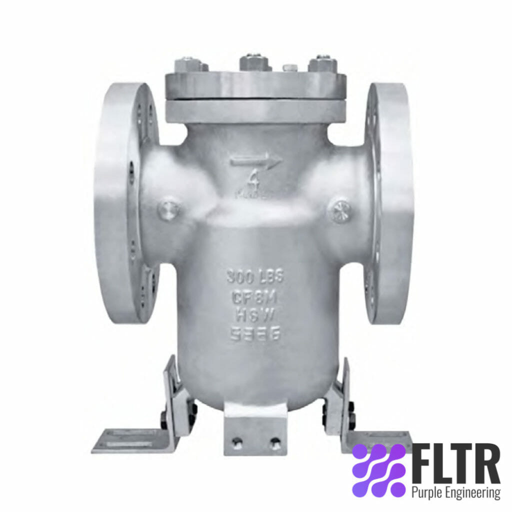 KW Series ANSI 300 Class Basket Strainer Housings - FLTR - Purple Engineering