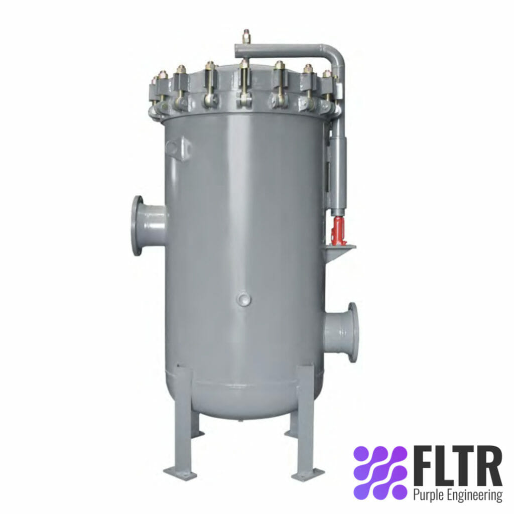 N Series High Flow Cartridge Liquid Filter Housings - FLTR - Purple Engineering