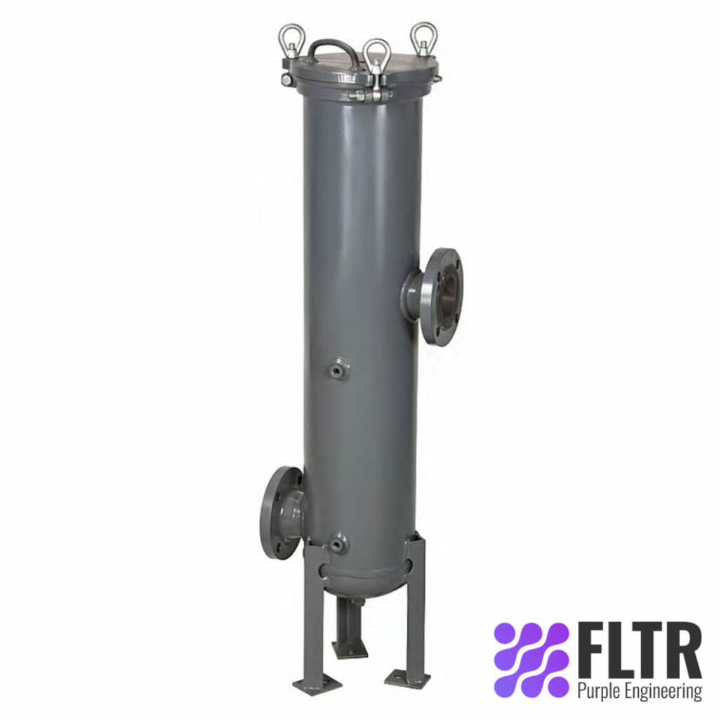 N Series Medium Flow Cartridge Liquid Filter Housings - FLTR - Purple Engineering