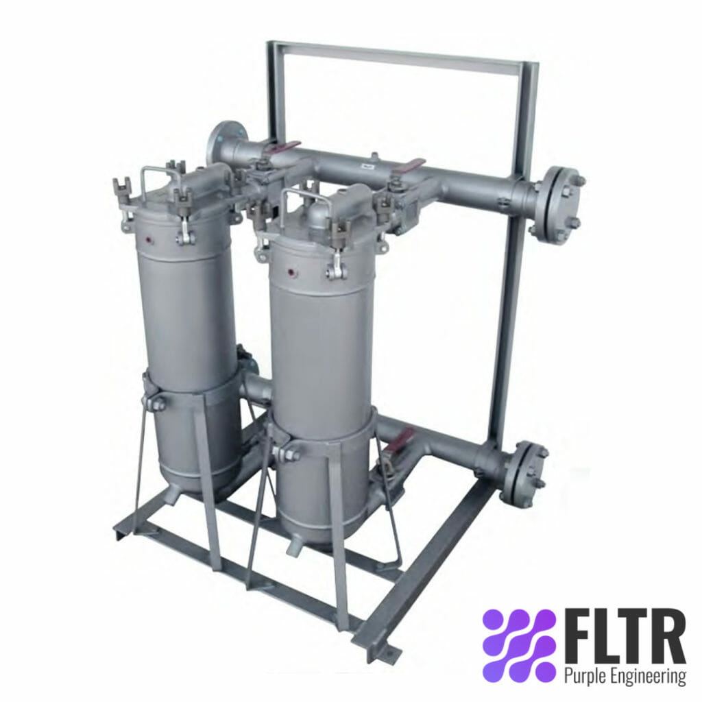 WP Series - Top Entry MultiPlex Bag Filter Housings - FLTR - Purple Engineering