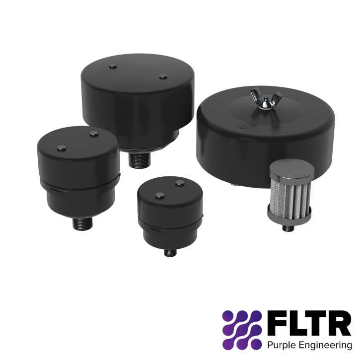 HB Series Hydraulic Breathers - FLTR - Purple Engineering