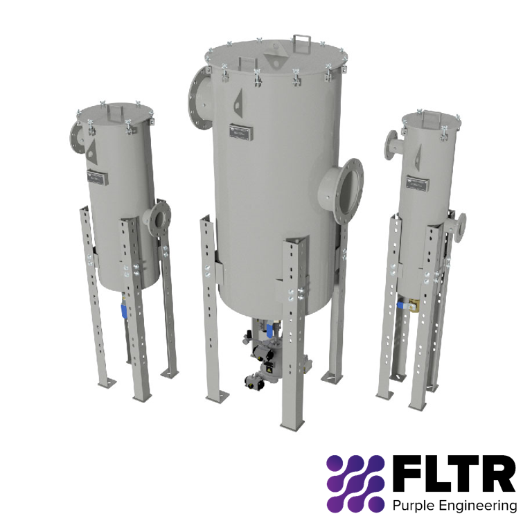 Knockout Tank Series Multistage Separator - FLTR - Purple Engineering