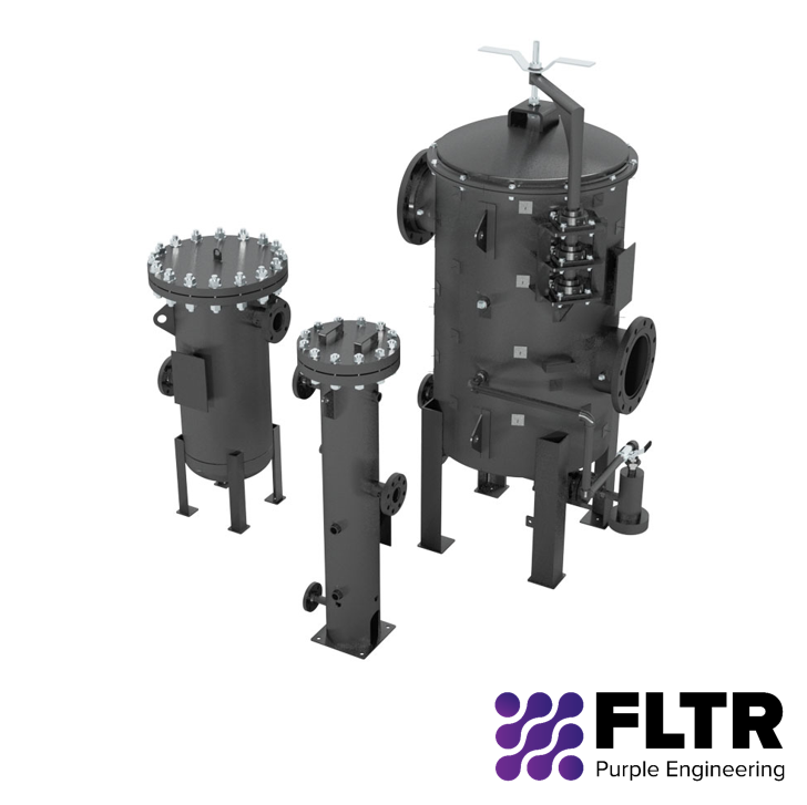 Suction Scrubber Vessels - FLTR - Purple Engineering