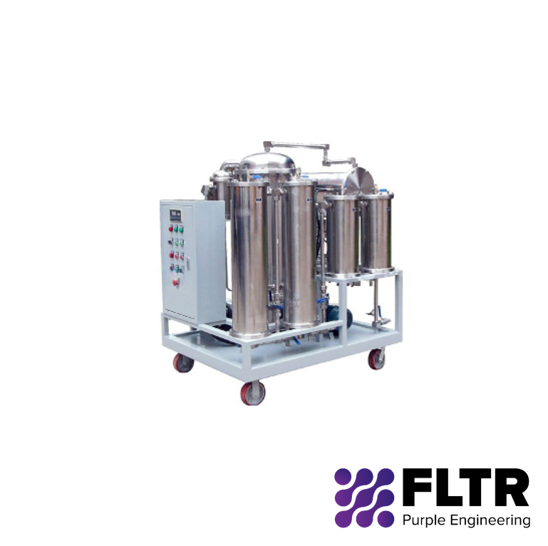 Phosphate Fire-Resistant oil purifier - FLTR - Purple Engineering