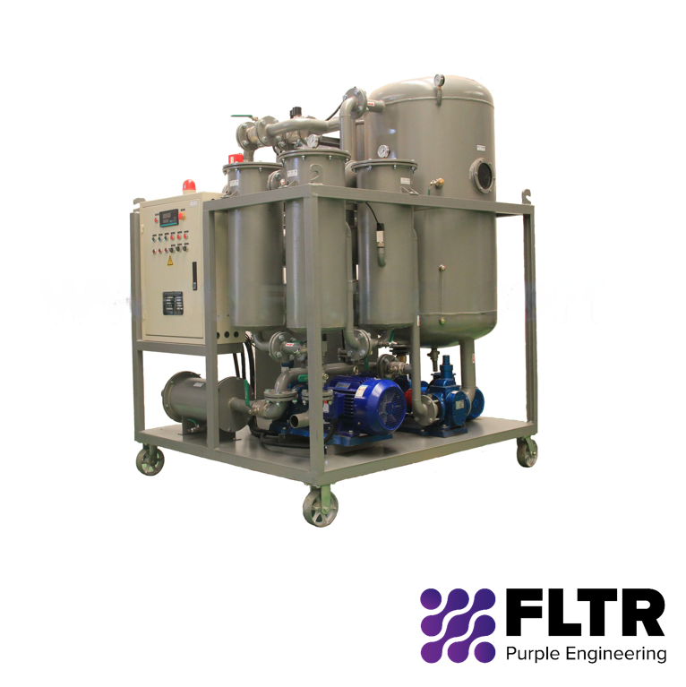 Refrigeration oil purifier machine Series - FLTR - Purple Engineering