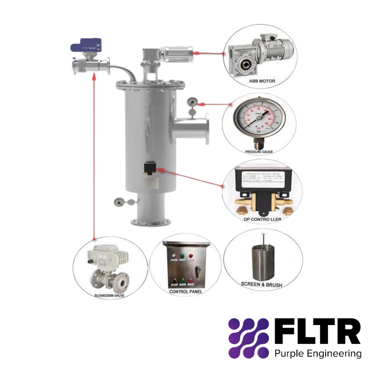 EL Series-Industrial Water Filter-FLTR-Purple Engineering