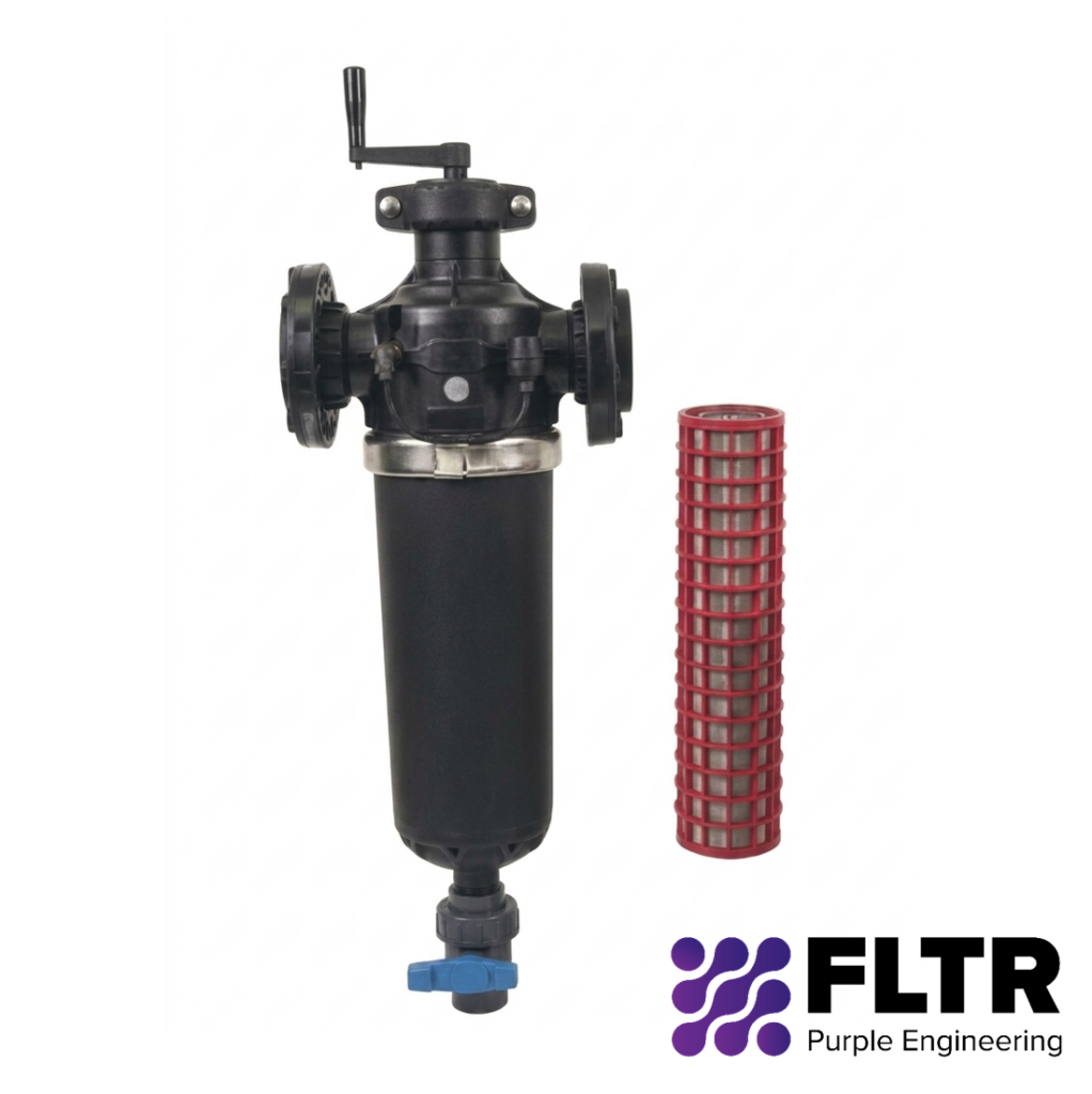FLTR-Spiral-clean-semi-automatic-screen-filter