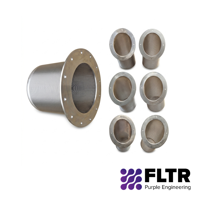 Wedge Wire Basket Strainer- fltr-prpl