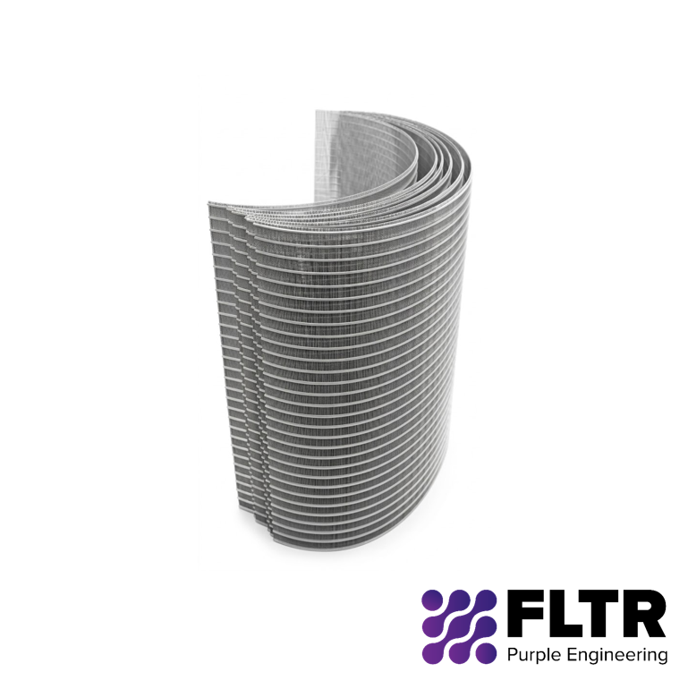 wedge wire sieve bend screen -fltr-prpl