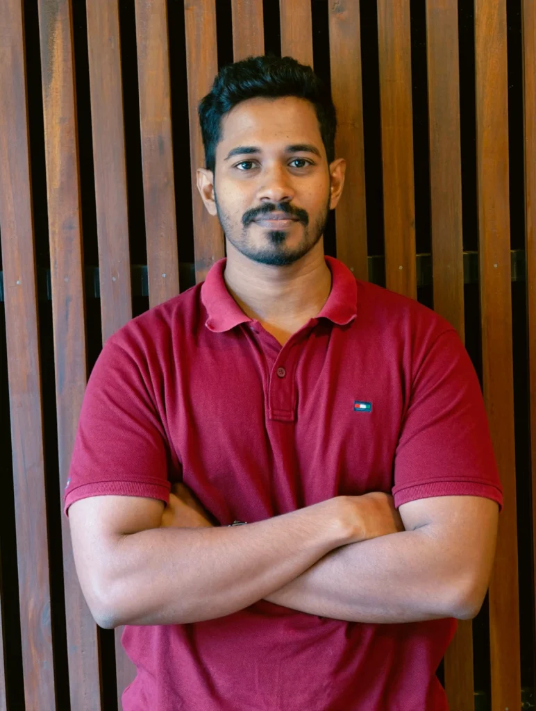 Gayan Chathuranga, Automation Engineer at Purple Engineering and FLTR